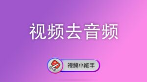 视频去音频