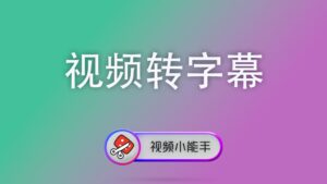 视频转字幕