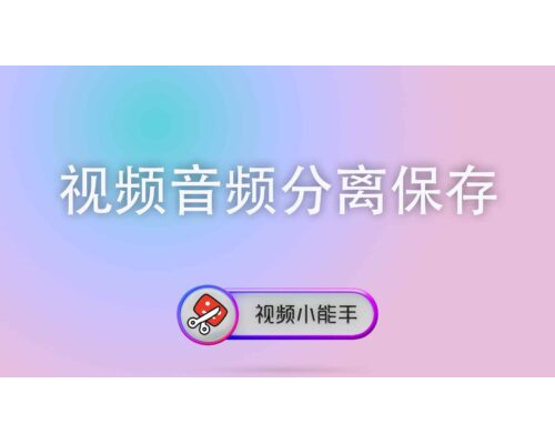 视频音频分离保存